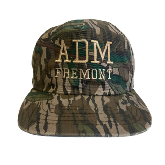 Vintage ADM Fremont Camo Snapback Hat