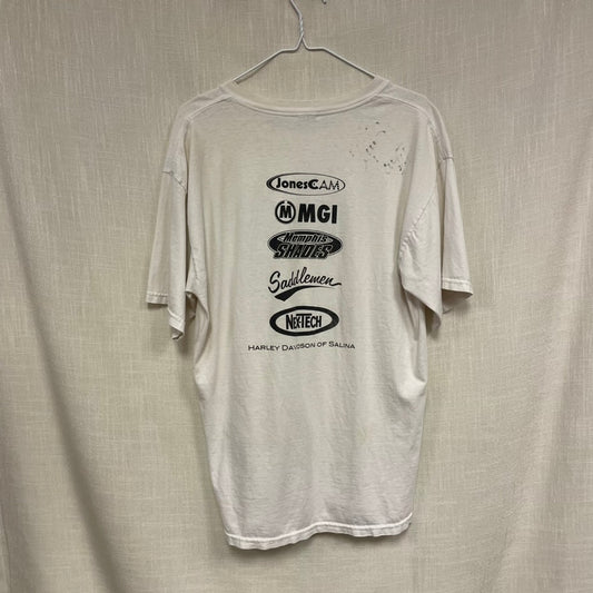 Vintage Flat Track Film Crew Shirt L