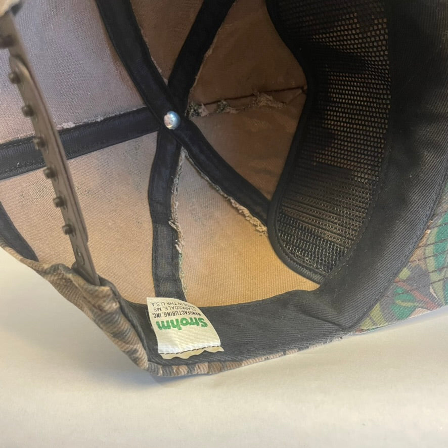 Vintage ADM Fremont Camo Snapback Hat