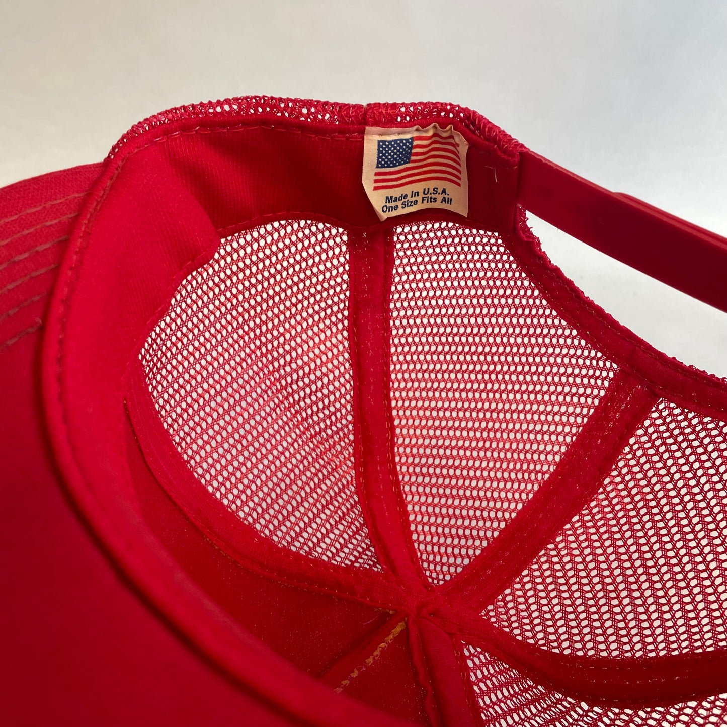 Vintage Miller Beer American Racing Snapback Trucker Hat FLAW