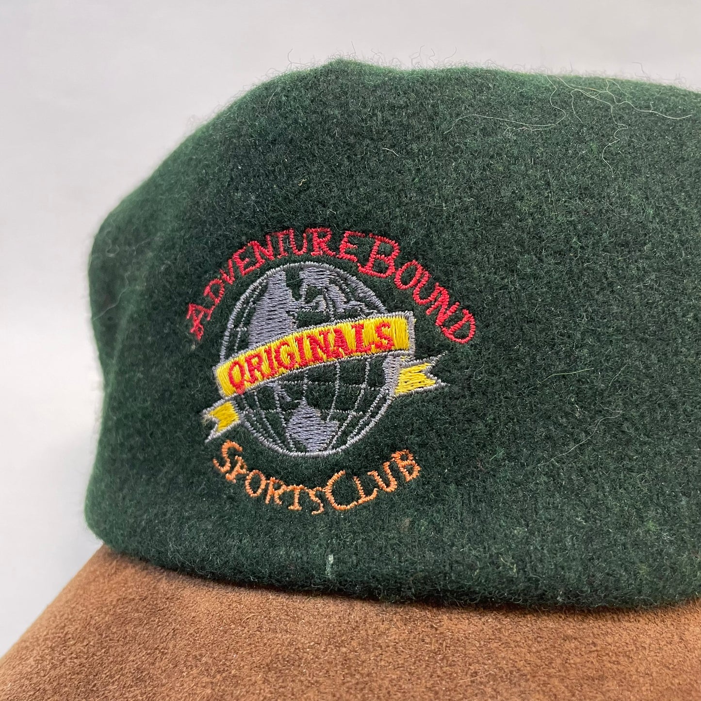 Vintage Wool Adventure Bound Sports Club Strapback Hat
