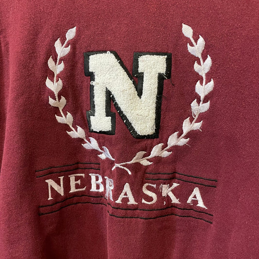 Vintage Nebraska Huskers Sweathshirt Large
