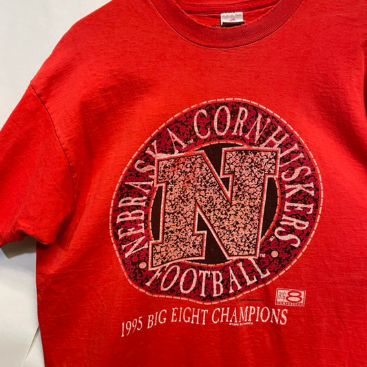 Vintage Nebraska Huskers Big Eight Champions Graphic Shirt XL