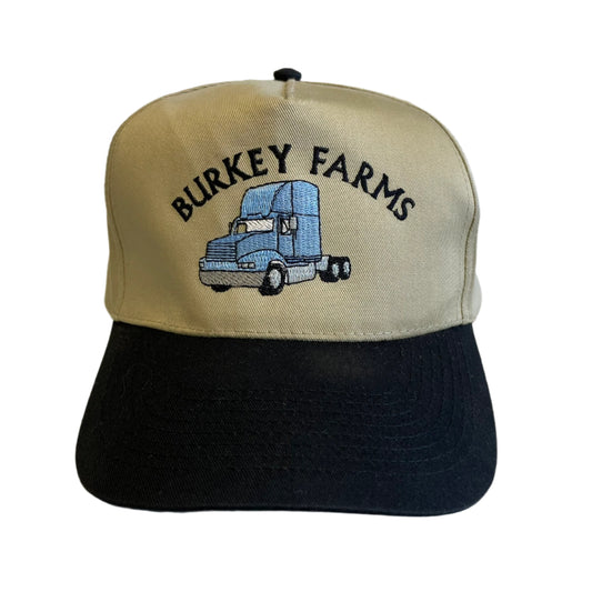 Vintage Burkey Farms Snapback Hat