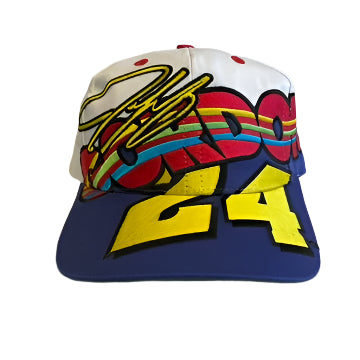 Vintage Jeff Gordon 24 NASCAR AOP Snapback Hat