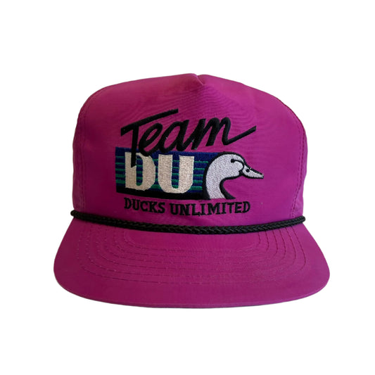 Vintage Duck's Unlimited Team DU Snapback Hat