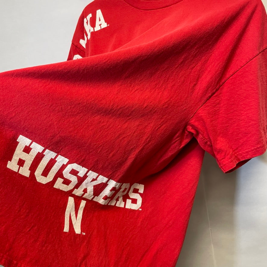 Vintage Nebraska Huskers Adidas Shirt L