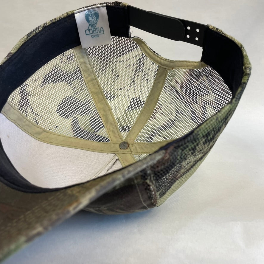 Vintage Vining Rentals Independence, KS Camo Snapback Trucker Hat