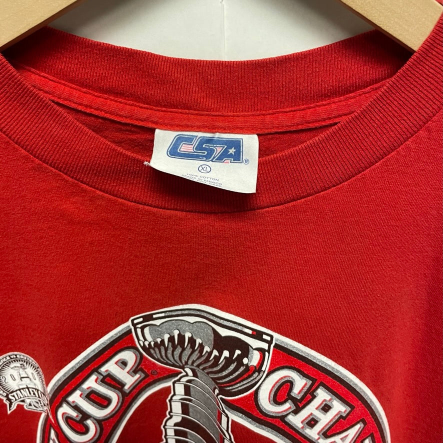 Vintage Stanley Cup Champions Detroit Red Wings NHL Graphic Shirt XL