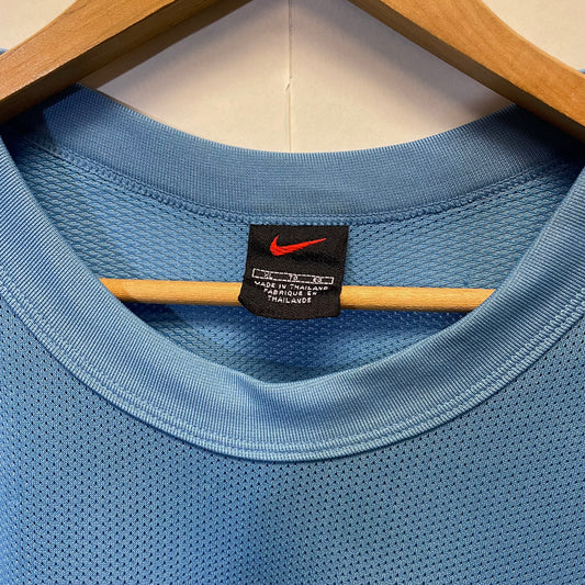 Vintage Nike Small Swoosh Mesh Jersey Shirt XL