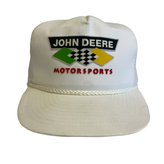 Vintage John Deer Motorsports Snapback Hat