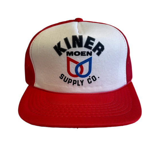 Vintage Kiner Moen Supply Co. Snapback Trucker Hat