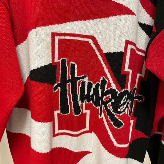 Vintage Nebraska Huskers Sweater Crewneck L