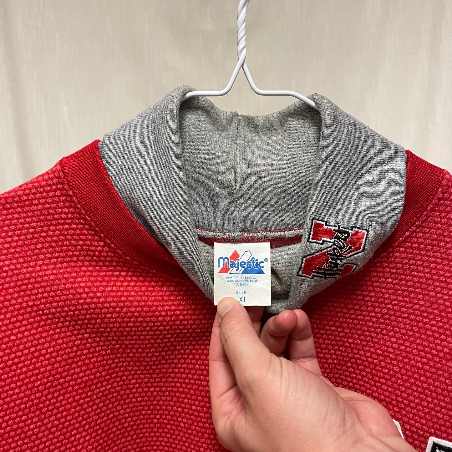 Vintage Nebraska Huskers Turtleneck Crewneck XL