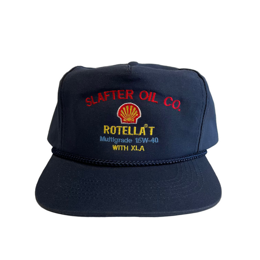 Vintage Slafter Oil Co. Shell Rotella T Snapback Hat
