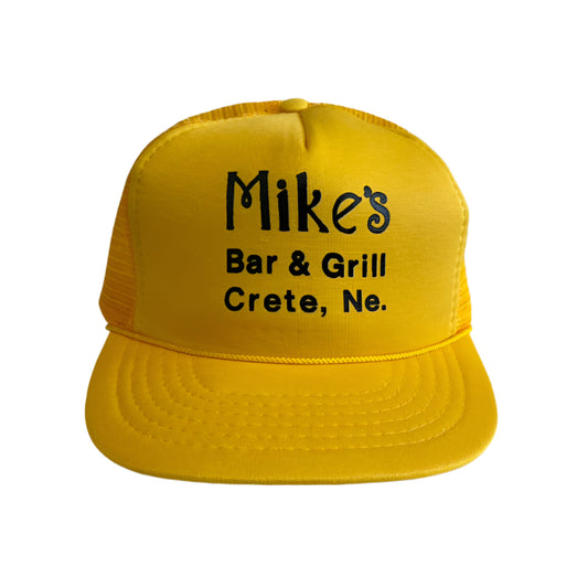 Vintage Mike's Bar and Grill Crete, NE Snapback Trucker Hat