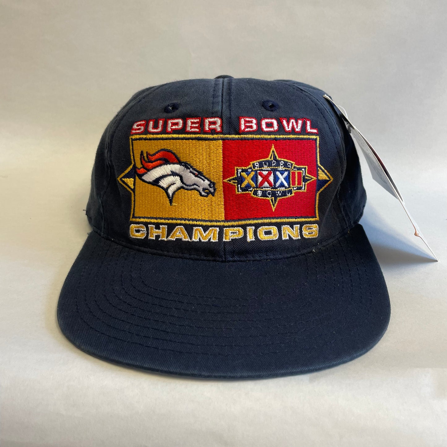 Vintage Broncos Super Bowl Champions 1998 Strapback Hat NWT