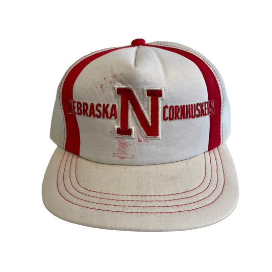 Vintage Nebraska Huskers Snapback Trucker Hat