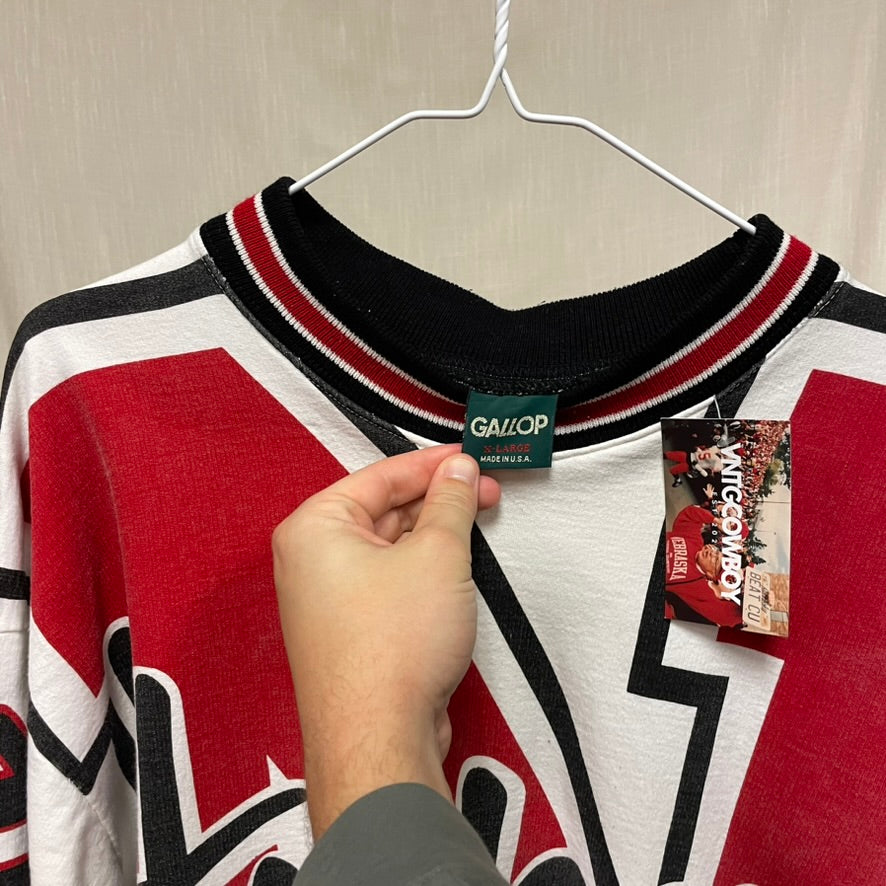 Vintage Nebraska Huskers GALLOP AOP Crewneck