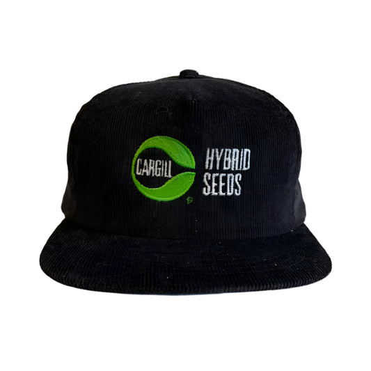 Vintage Cargill Hybrid Seeds Corduroy Snapback Hat
