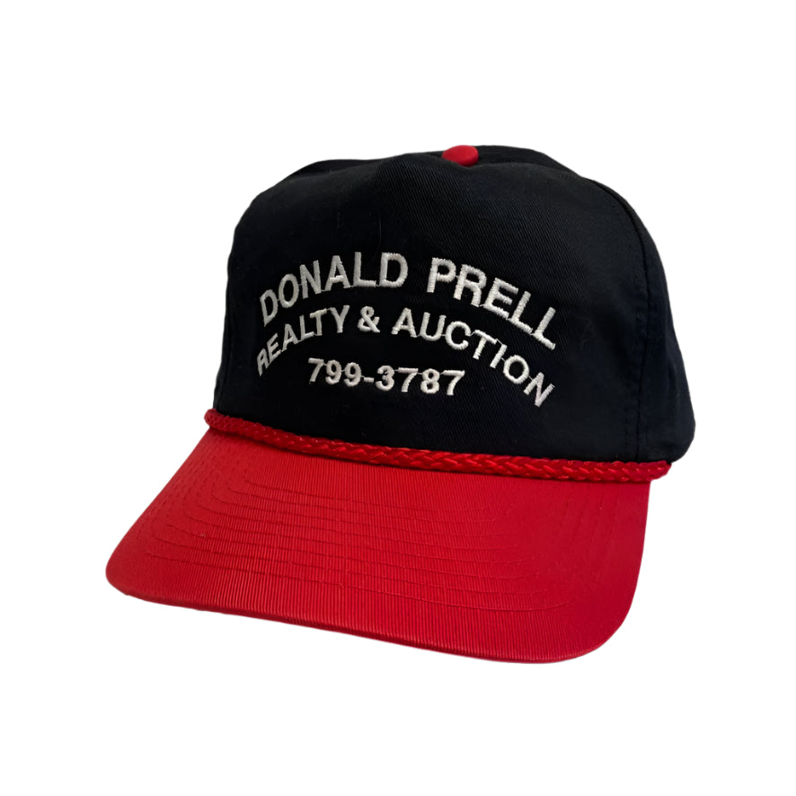 Vintage Donald Prell Realty and Auctions Snapback Hat