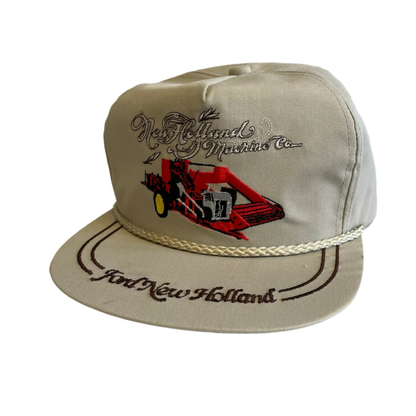 Vintage Ford New Holland Machine Company Strapback Hat