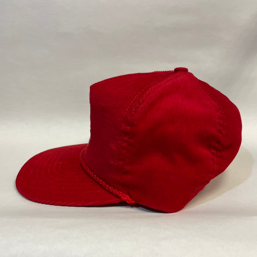 Vintage Nebraska Huskers Corduroy Strapback Hat