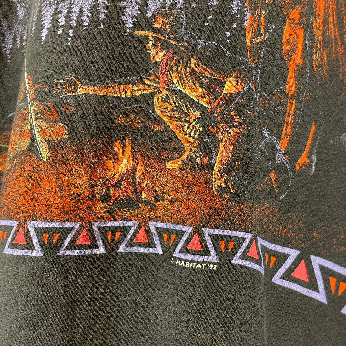 Vintage Cowboy Nature Shirt XL