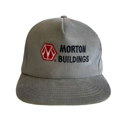 Vintage Morton Buildings Colorado Corduroy Snapback Hat