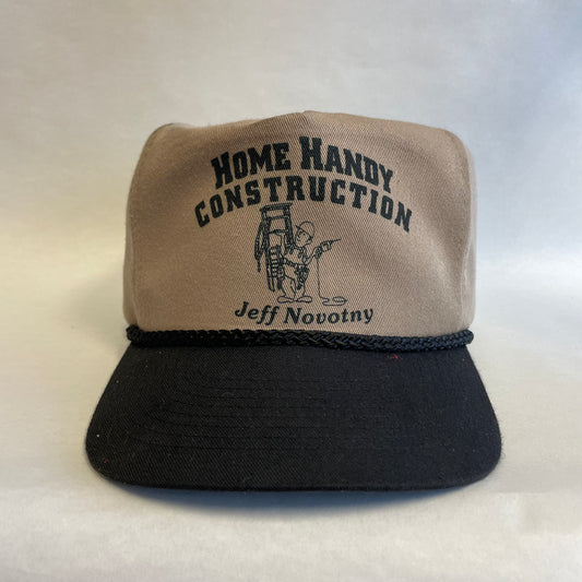 Vintage Home Handy Construction Jeff Novotny Snapback Hat