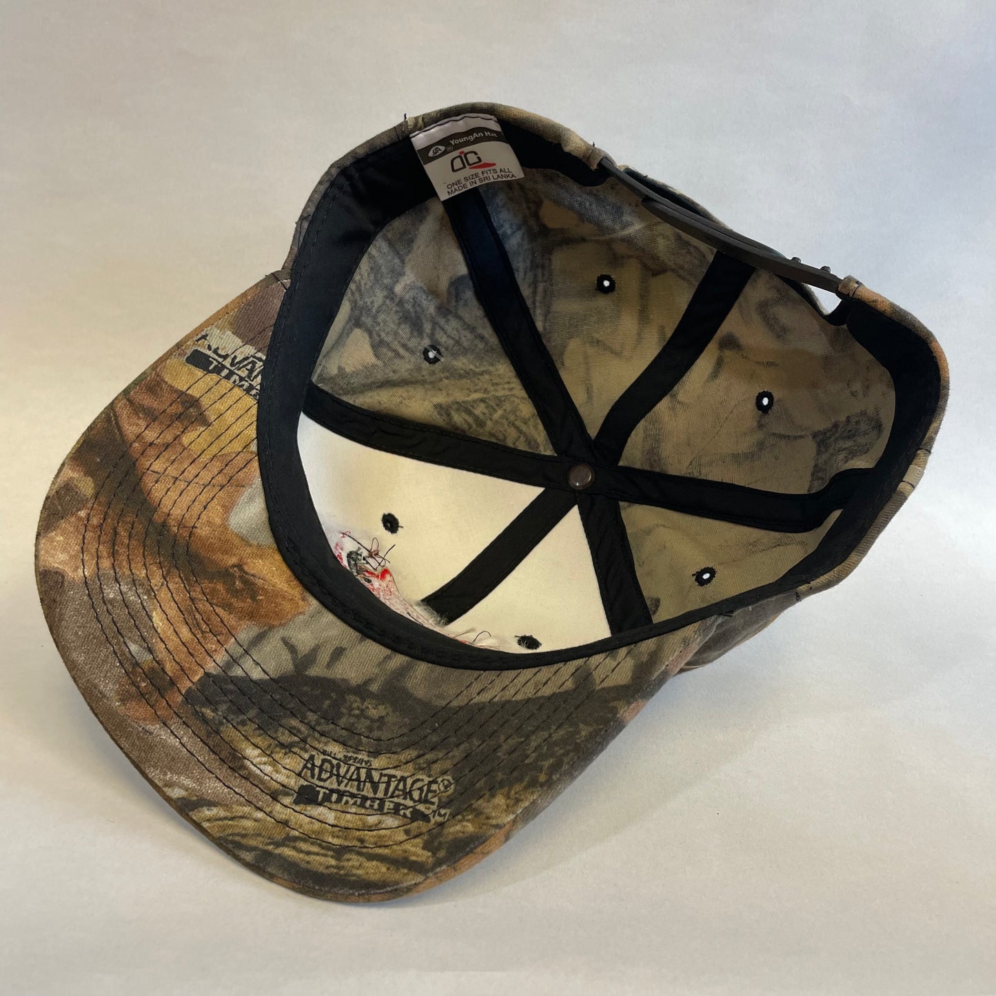 Vintage Miller High Life Beer Advantage Camo Snapback Hat NWT