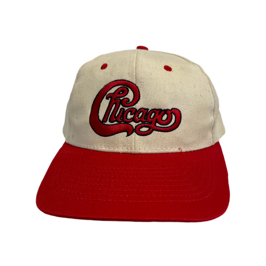 Vintage Chicago Script Destination Snapback Hat