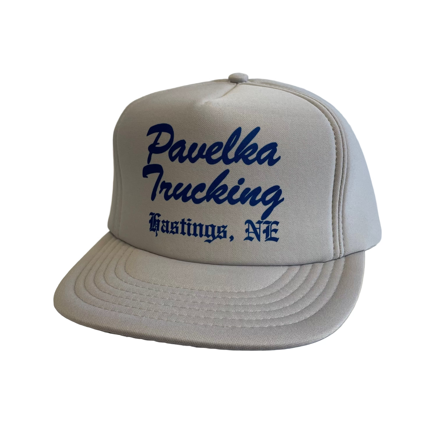 Vintage Pavelka Trucking Hastings Nebraska Snapback Hat