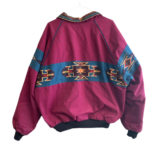Vintage Aztec Western Jacket Bee Wild L