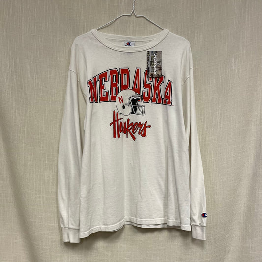 Vintage Nebraska Huskers Shirt L