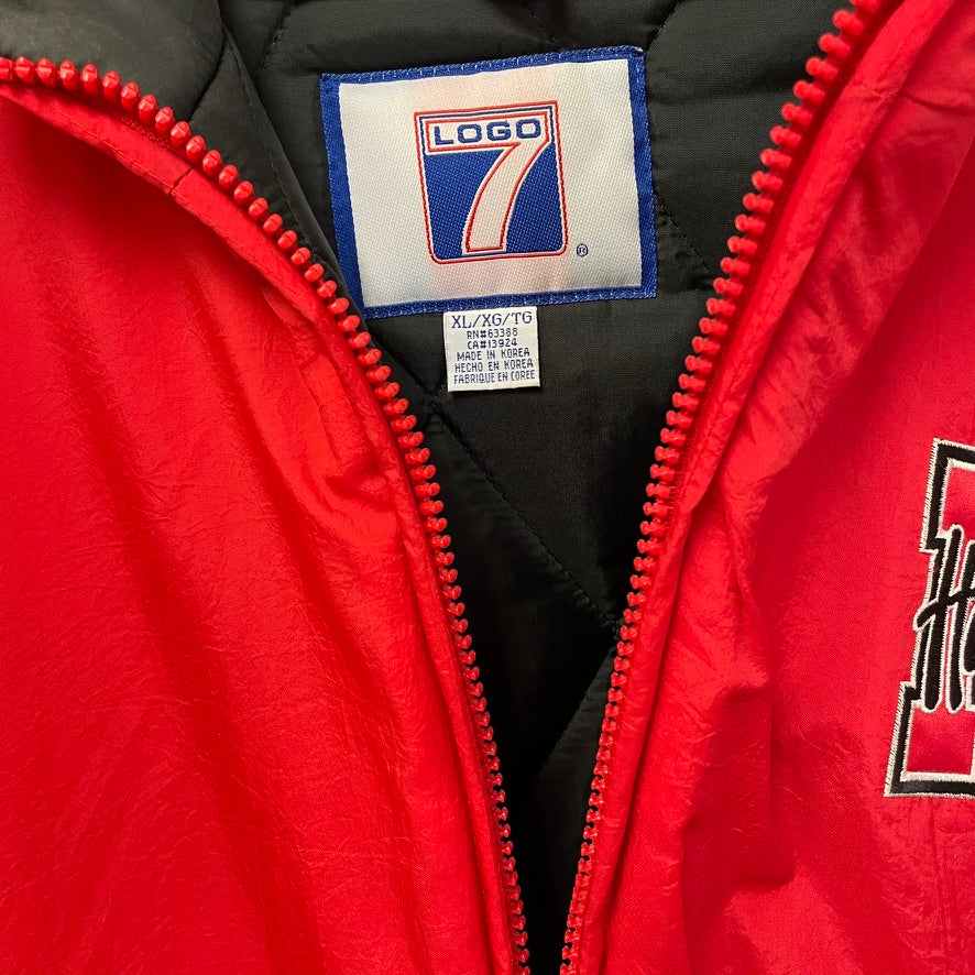 Vintage Nebraska Huskers LOGO 7 Puffer Jacket XL