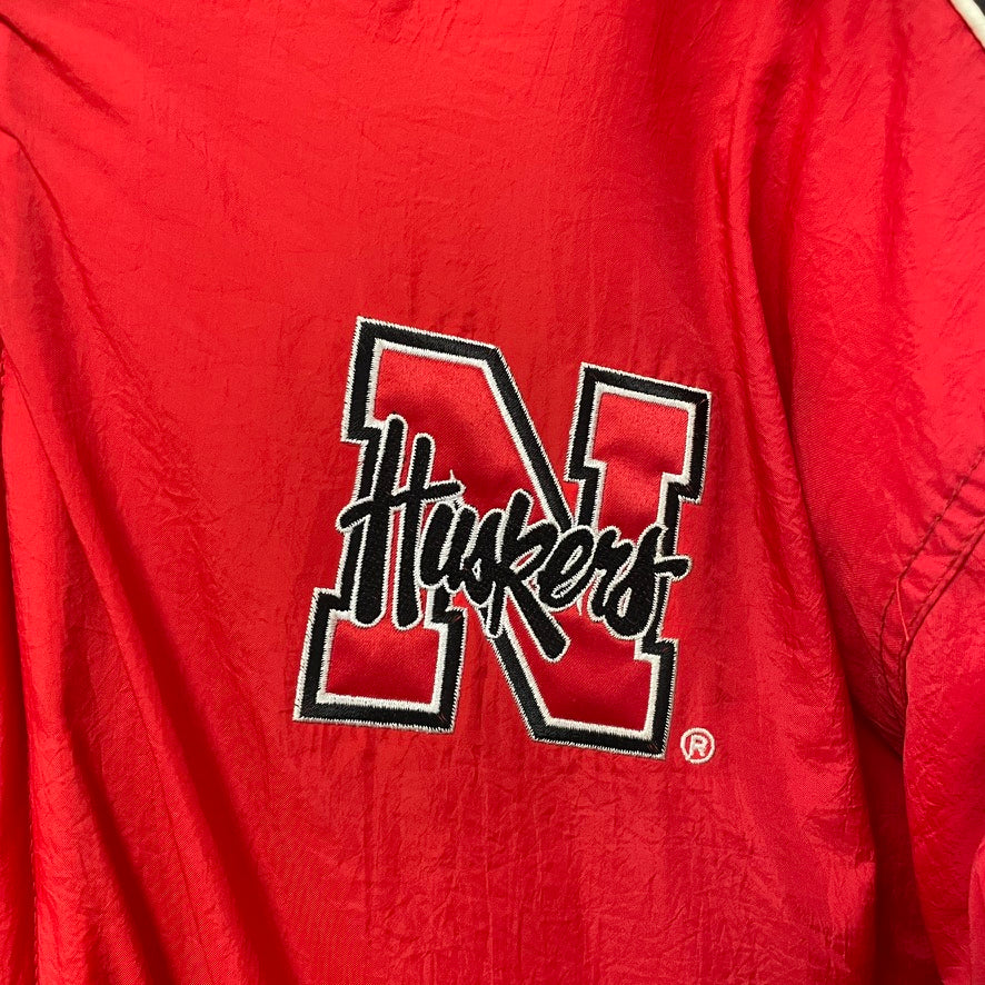 Vintage Nebraska Huskers LOGO 7 Puffer Jacket XL
