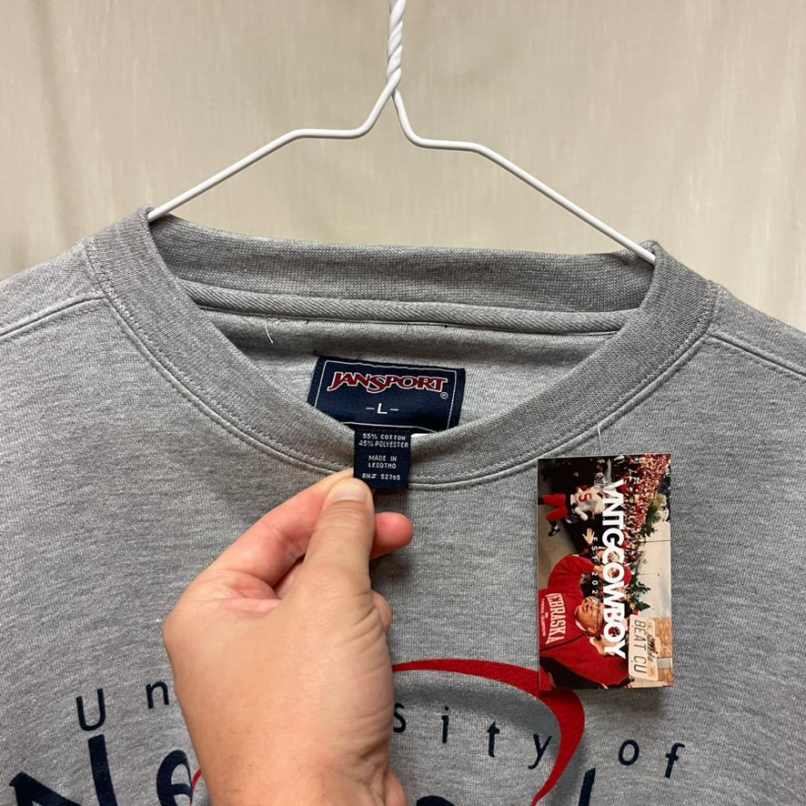 Vintage Nebraska Huskers Crewneck L