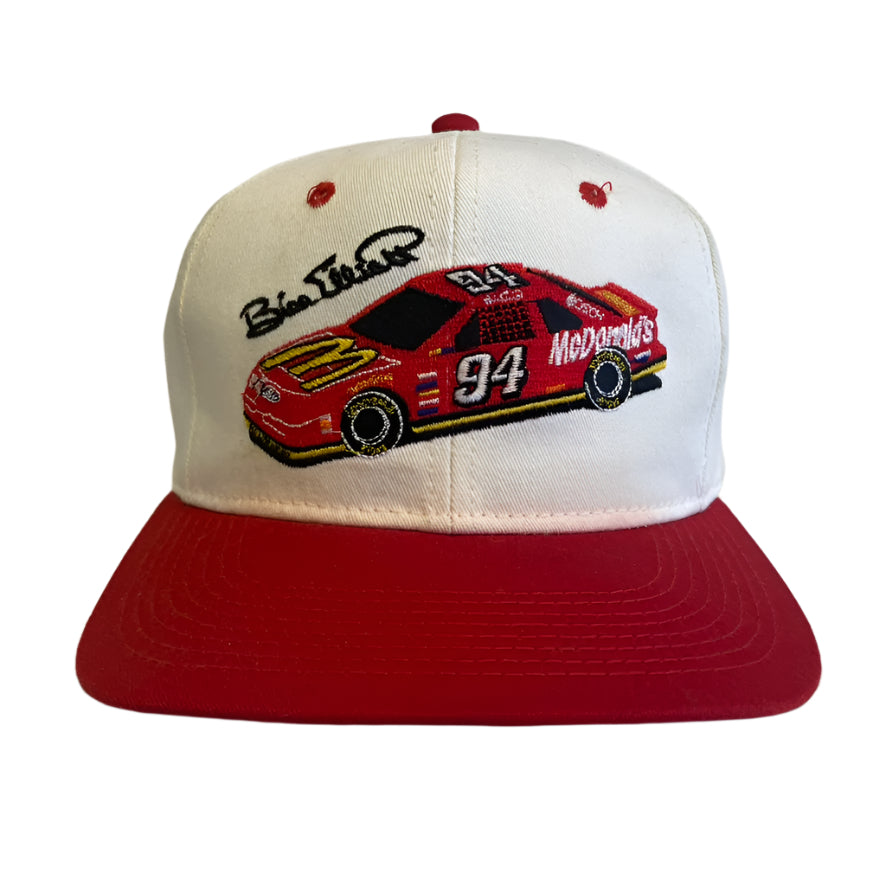 Vintage Bill Elliot McDonald's Nascar Snapback Hat