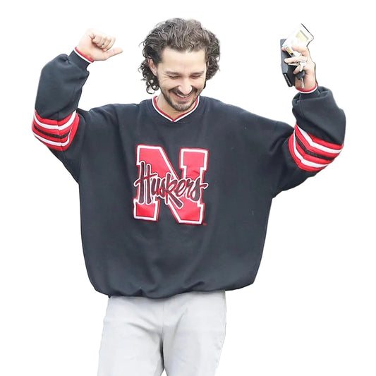 Vintage Nebraska Huskers STARTER Shia Labeouf Sweatshirt M