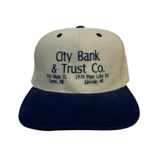 Vintage City Bank and Trust Strapback Hat