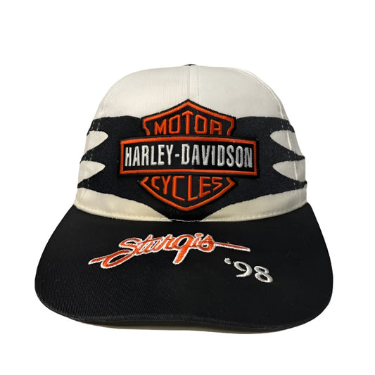 Vintage Harley Davidson Motorcycles Sturgis 1998 Snapback