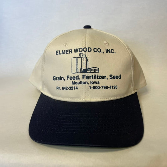 Vintage Elmer Wood Moulton Iowa Snapback Hat