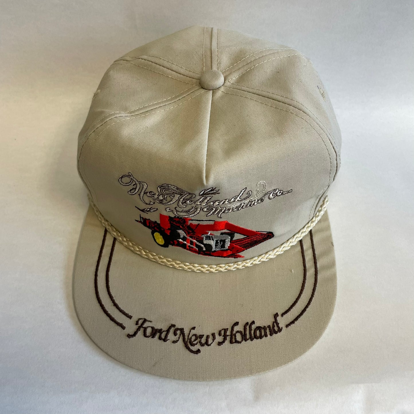 Vintage Ford New Holland Machine Company Strapback Hat