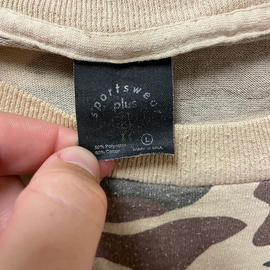Vintage Duck Camo Pocket Shirt L