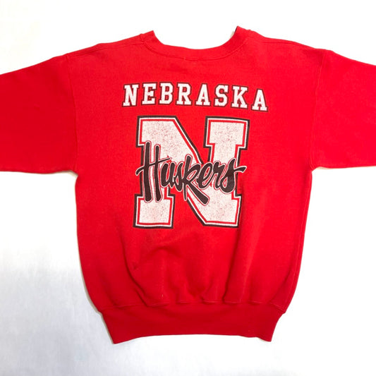 Vintage Nebraska Huskers Galt Sand Crewneck w/ Back Hit S