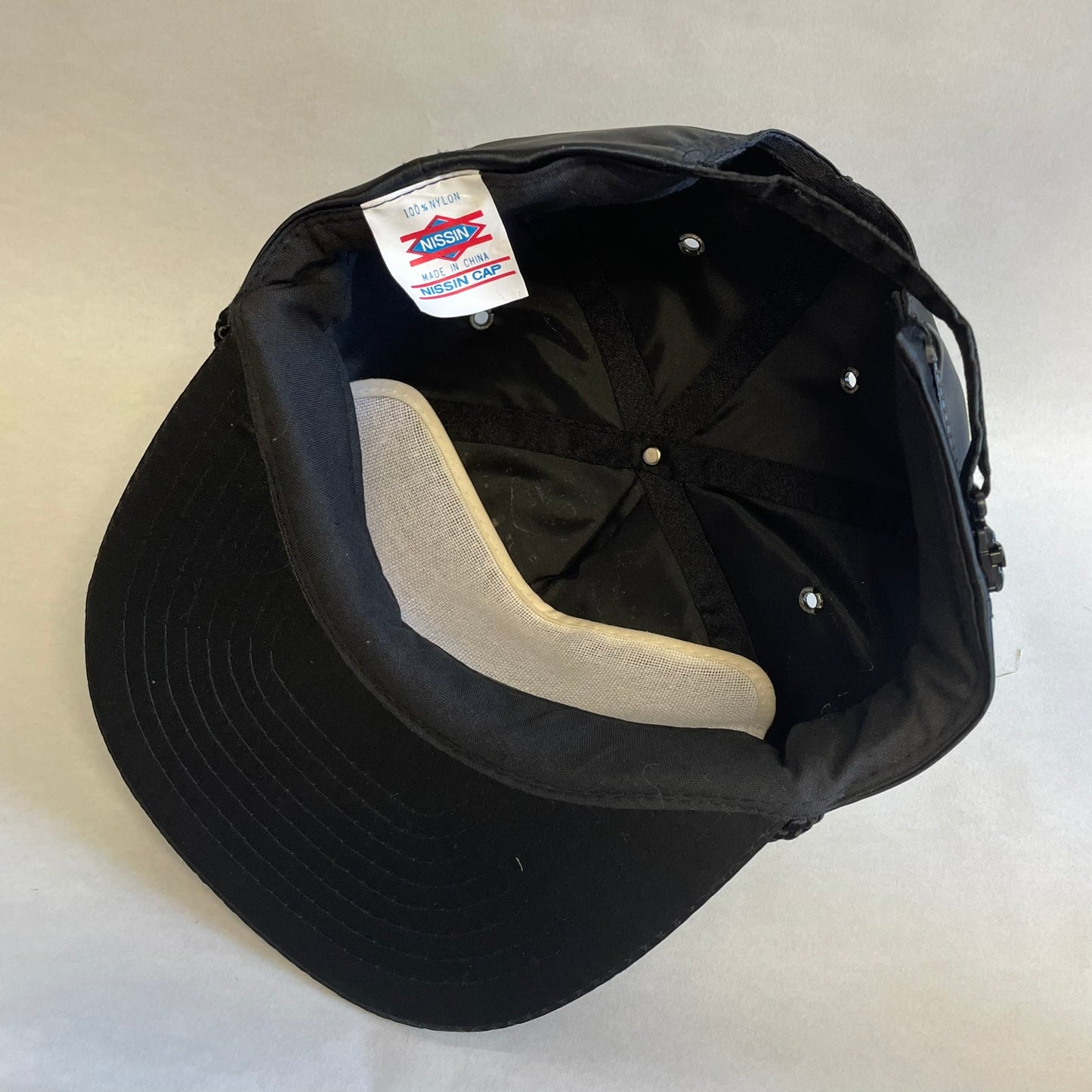 Vintage North-Vue Motel Avon South Dakota Fish Satin Zipback Hat