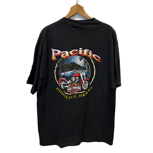 Vintage Harley Davidson Honolulu Hawaii 1998 Graphic Shirt XL