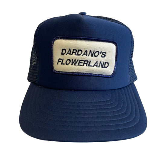 Vintage Dardano's Flowerland Patch Snapback Trucker Hat