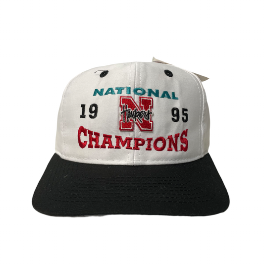 Vintage Nebraska Huskers 1995 National Champions Snapback Hat